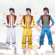 Nam thiểu số người lớn Miao Tujia 4 bộ của trang phục sân khấu trang phục biểu diễn trang phục quần áo