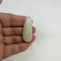 Природная руда из нефрита, полированный камень из белого нефрита, подвеска, 5 грамм