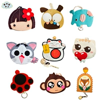 Флисовая ткань, мятный набор материалов, ключница, DIY, не требует вырезания