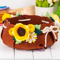 Система хранения, флисовая ткань, детский набор материалов для детского сада, DIY, не требует вырезания