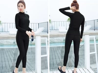 Черный 6608 с длинными рукавами + брюки