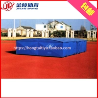 Джинлинговая легкая атлетика для прыжков с подушкой защитной сарай.