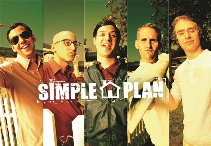Фоторамка с изображением My Chemical Romance/SUM 41/Simple Plan/Blink-182 в стиле рок постер рисунок