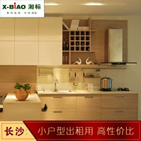 Changsha What House В целом шкаф индивидуальной настройки небольшого размера дом дома кухонная плита Экономика простота кухонный шкаф
