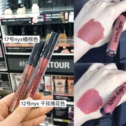 Úc mua Mỹ nyx Lip Lingerie mờ lỏng son môi son bóng son bóng mờ 12 17 - Son bóng / Liquid Rouge