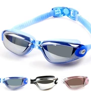 Thời trang mới kính cận thị kính bơi silicon khung lớn unisex mạ UV bảo vệ khóa chống kính sương mù - Goggles