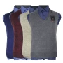 Áo len nam trung niên đan áo vest gà hình trái tim áo len cổ chữ V áo len mùa xuân và áo thun mùa thu áo khoác len nam