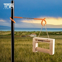 TNR Outdoor Camping Equipment для кемпинга S -связанного самостоятельного туристического оборудования Спиральная световая стойка подвесная рама Портативный хвост свиной