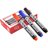 [10 заполненная бесплатная доставка] Deli Deli Stationery 6881 масляный сегмент ручка/упаковка/Big Head Black/Red Cred/Red