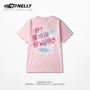 Mỹ đường phố t-shirt spoof tide thương hiệu fake pocket lưới may nam giới và phụ nữ casual hip hop ngắn tay t-shirt những người yêu thích mùa hè ăn mặc áo unisex