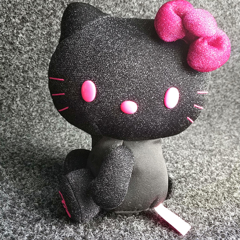 Black Halloween Kitty (20Cm Bag)Children's Day gift Japan sanrio  hellokitty Plush Doll Hello Kitty doll appease On the bed Toys