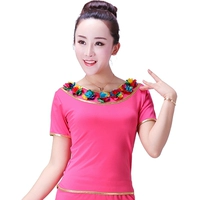 Красочная цветочная рубашка роза