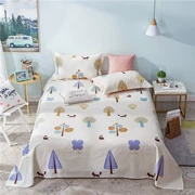 Một mảnh khăn trải giường cotton 1,5 1,8 2,0 2,2m mét bông giường khăn trải giường ký túc xá sinh viên váy - Khăn trải giường