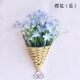 Sakura Blue 1 маленькая висящая корзина