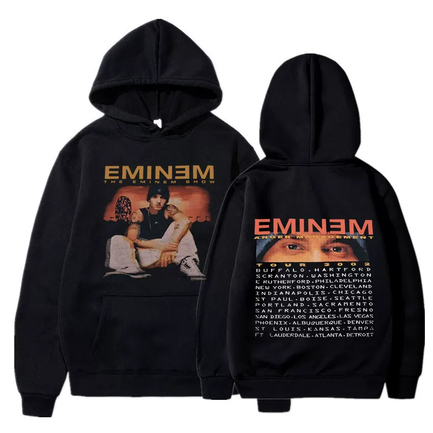 Худи Eminem Anger Management Tour 2002 ВИНТАЖ ХАРАБУКУ Fu