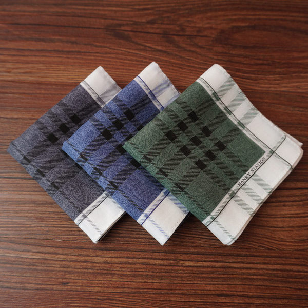 Японский импортный хлопковый легкий и тонкий мягкий носовой платок в английском стиле