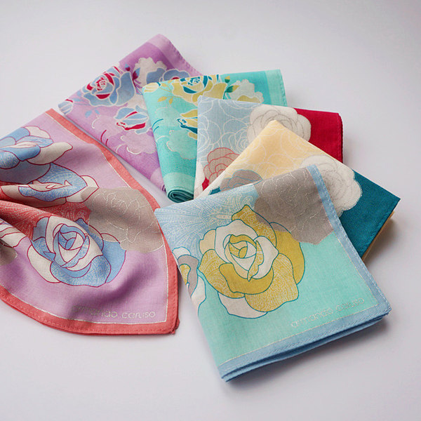 Японский хлопковый легкий и тонкий мягкий свежий носовой платок
