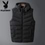 Playboy cotton vest nam mùa thu đông mới phiên bản Hàn Quốc của xu hướng tự canh dày áo vest dày vest ấm áp áo da nam