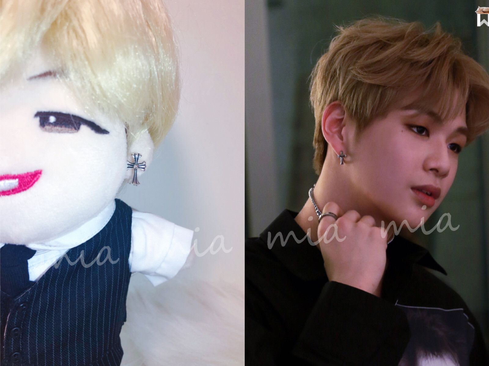 Crowe's Ear ClipDaniel Jiang Same 15cm20cm Baby use Earrings Star doll Ear clip Lu Han Hua Chenyu G-Dragon bts