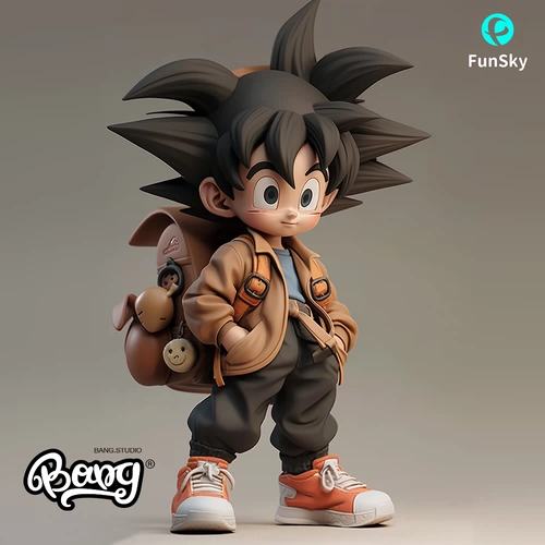[Bang] Предварительная продажа студента Funsky-Studio Goku Q Версия Tide Play Gk State
