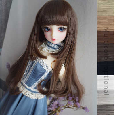 taobao agent BJD doll wigs 6 points, 4 minutes, 3 points, SD DD giant baby two swords, bangs long pear flowers multi -color