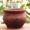 Bình gốm thô nhỏ đống cũ pháp sư hoa thịt nồi retro bình hoa gốm đất nung gốm đen sắp xếp hoa - Vase / Bồn hoa & Kệ