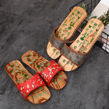 Гуйхай массажные туфли с плоским дном тапочки женские башмаки Xialiang тапочки женские противоскользящие деревянные туфли деревянные башмаки тапочки
