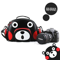 Túi đựng máy ảnh Canon DSLR túi đeo vai dễ thương nam nữ chống thấm chéo 200d 80d 5D4 Nikon General - Phụ kiện máy ảnh kỹ thuật số túi đựng chân máy ảnh