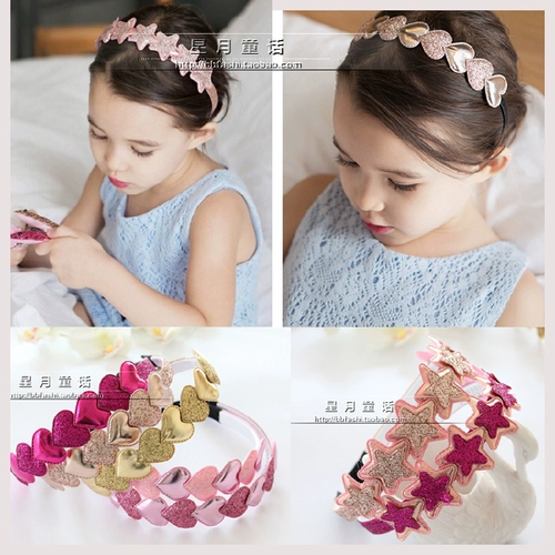 Импортный детский аксессуар для волос, ободок, шпильки для волос, в корейском стиле