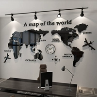 Карта, трехмерное акриловое украшение, подвеска на стену для офиса, в 3d формате