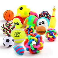 Pet puppy dog ​​toy ball vocal mol cắn đào tạo Teddy gấu con chó con mèo đồ chơi vật nuôi - Mèo / Chó Đồ chơi tháp đồ chơi cho mèo