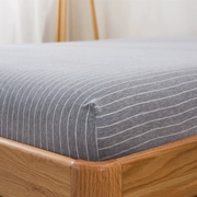 Bộ chăn ga gối cotton Muji chống trượt Simmons bảo vệ đan Bọ Cạp cotton 1,5 m 1,8 m giường - Trang bị Covers