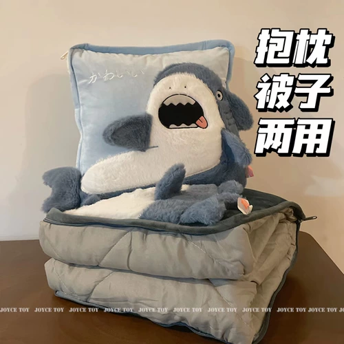 Подушка, одеяло для сна, зимняя складная акула для автомобиля, коллекция 2022