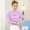 Áo thun ngắn tay mùa hè 2018 mới dành cho nữ áo voan hoang dã mùa hè Hàn Quốc thời trang áo sơ mi tay sen - Áo phông áo phông trơn