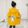 Áo khoác bé gái mùa thu dày 2018 mới to con phiên bản Hàn Quốc của bé gái ngoại quốc mùa thu đông trẻ em cộng với áo nhung áo khoác trẻ em