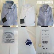 Spot Brooks Brothers logo anh em logo Shuma cotton oxford kéo áo mỏng - Áo