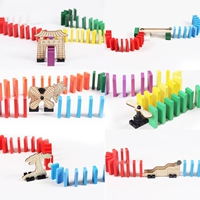 Cuộc thi tiêu chuẩn dành cho người lớn của trẻ em domino 500 1000 mảnh ghép nội thất bằng gỗ đồ chơi domino cho bé