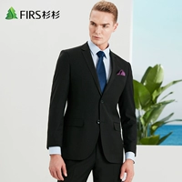 FIRS Shanshan Phiên bản Hàn Quốc của đầm chuyên nghiệp Váy cưới phù rể phù hợp với nam phù hợp với FXWB6049 màu đen vest cưới