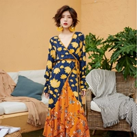 Этническая длинная юбка из провинции Юньнань подходит для фотосессий, пляжное платье, этнический стиль