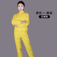 Желтый костюм без шляпы