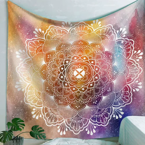 Большое настенное крепление, гобелен для йоги для кровати, стиль бохо