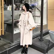 Mùa thu đông 2018 phiên bản Hàn Quốc của áo len đôi cổ điển sang trọng retro áo len dài tay áo len lông cừu dài tay nữ