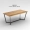 [叁 舍] Bàn gỗ sồi công nghiệp bàn trà gió công nghiệp đơn giản hiện đại bàn thư pháp bàn mới D6 - Bàn