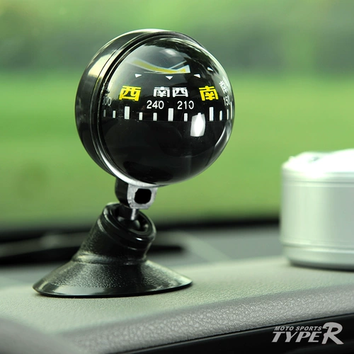 Typer Automobile обеспечивает автомобиль Compass Compass Suction Cup 360 -Degree wurtation Rideal
