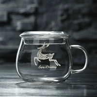 Run run cup antelope 350 мл+стеклянная крышка
