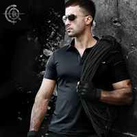Cqb, уличная тактическая быстросохнущая летняя дышащая футболка, короткий рукав, физическая подготовка