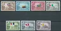 Liberia Tem Mới 1958 Air Flagman Cờ của Châu Âu In lại tem nước ngoài Fidelity tem bì thư
