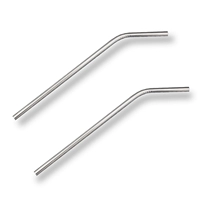 Трубочка из нержавеющей стали, 2 шт