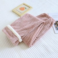 Розовые фланелевые штаны