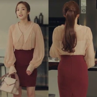 Tại sao Kim thư ký tại sao là ngôi sao của Park Minying với cùng một phong cách mùa hè lỏng lẻo áo thun voan của phụ nữ? các kiểu áo công sở de thương